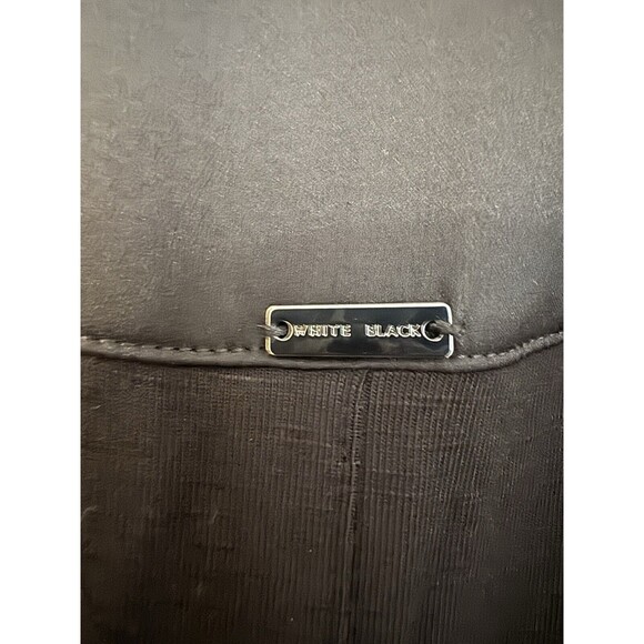 White House Black Market Womens Maxi Dress Jetsetter Black Whimsygoth Goth M - Picture 5 of 9